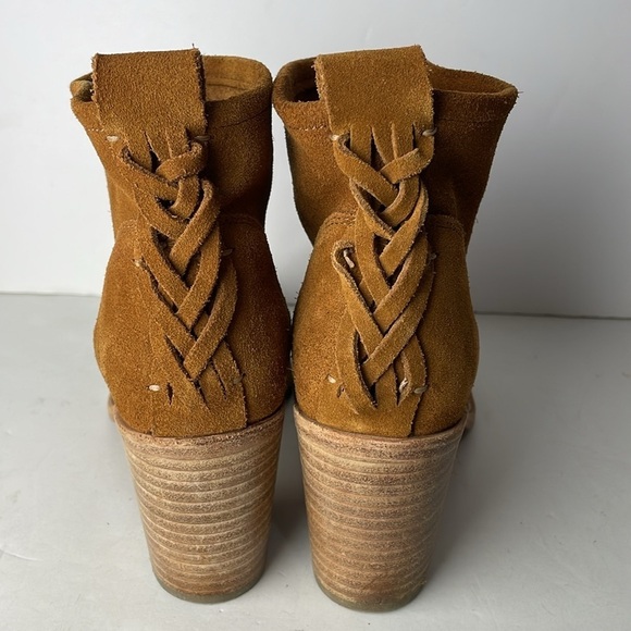 Soludos Brown Suede Ankle Boots - Picture 4 of 7